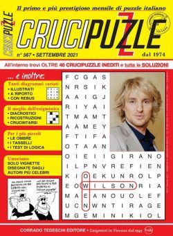 Crucipuzzle – agosto 2021