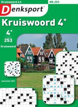 Denksport Kruiswoord 4 – augustus 2021