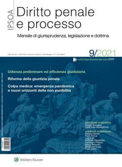 Diritto Penale e Processo – Settembre 2021