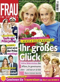 Frau im Spiegel – 18 August 2021