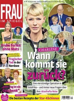 Frau im Spiegel – 25 August 2021