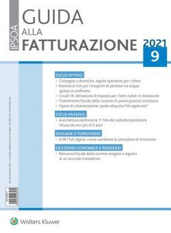 Guida alla Fatturazione – Settembre 2021