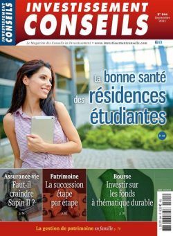 Investissement Conseils – Septembre 2021