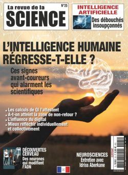 La Revue de la Science – Septembre-Novembre 2021