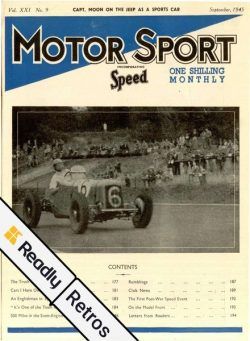 Motor Sport Retros – 10 August 2021