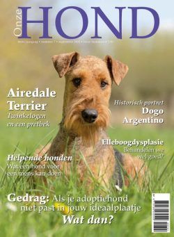 Onze Hond – augustus 2021