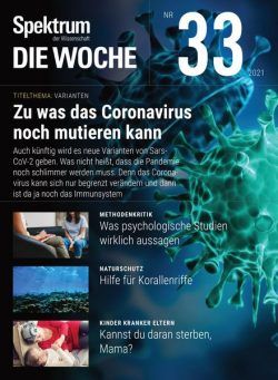 Spektrum – Die Woche – 19 August 2021