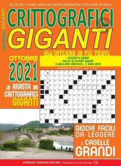 Crittografici Giganti – ottobre 2021