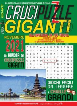 Crucipuzzle Giganti – 15 ottobre 2021