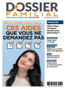 Dossier Familial – Octobre 2021