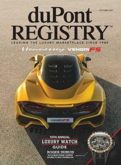 duPont Registry – October 2021