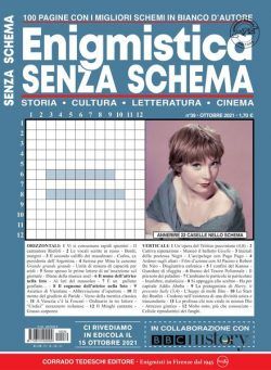 Enigmistica Senza Schema – ottobre 2021