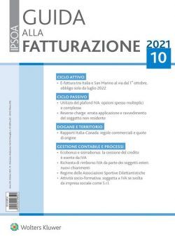 Guida alla Fatturazione – Ottobre 2021