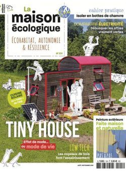 La maison ecologique – Aout-Septembre 2021
