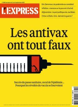 L’Express – 02 septembre 2021