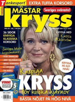 Mastarkryss – 16 september 2021