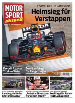 MOTORSPORT aktuell – 07 September 2021