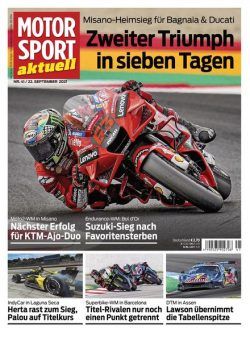 MOTORSPORT aktuell – 21 September 2021