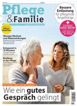 Pflege und Familie – Oktober 2021