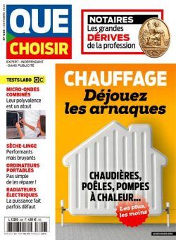 Que Choisir – Octobre 2021