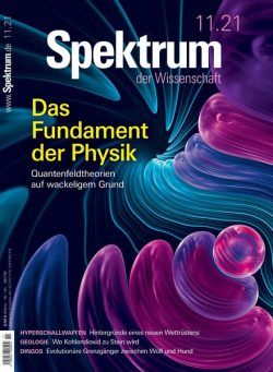 Spektrum der Wissenschaft – 16 Oktober 2021