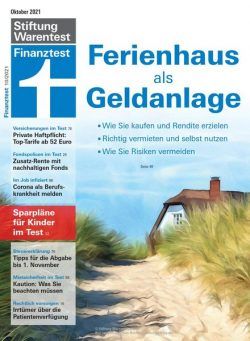 Stiftung Warentest Finanztest – October 2021