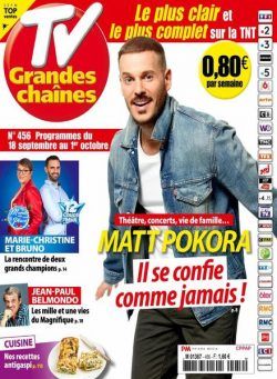 TV Grandes chaines – 18 Septembre 2021