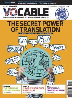 Vocable All English – 30 Septembre 2021