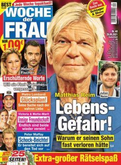 WOCHE DER FRAU – 29 September 2021