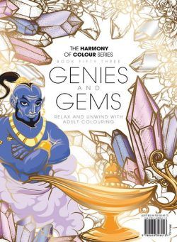 Colouring Book – Genies and Gems – March 2019