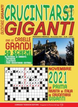 Crucintarsi Giganti – novembre 2021