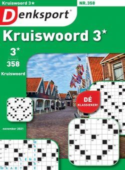 Denksport Kruiswoord 3 – 04 november 2021