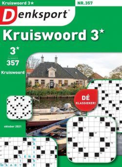 Denksport Kruiswoord 3 – 07 oktober 2021