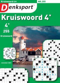 Denksport Kruiswoord 4 – oktober 2021