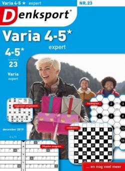 Denksport Varia expert 4-5 – 17 december 2019