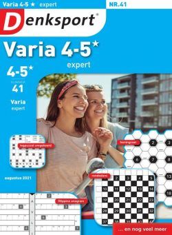 Denksport Varia expert 4-5 – 22 juli 2021