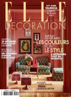 Elle Decoration France – novembre 2021