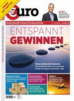 Euro am Sonntag – 01 Oktober 2021