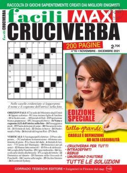 Facili Cruciverba – dicembre 2021