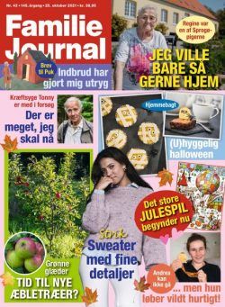 Familie Journal – 25 oktober 2021