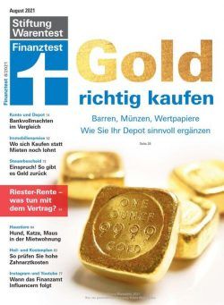 Finanztest – August 2021