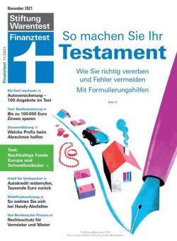 Finanztest – November 2021