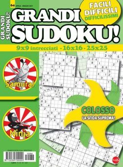Grandi Sudoku – aprile 2021