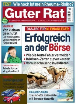 Guter Rat – Oktober 2021