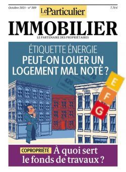 Le Particulier Immobilier – Octobre 2021