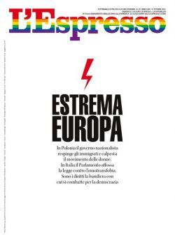 l’Espresso – 31 Ottobre 2021