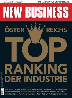 NEW BUSINESS – 29 Oktober 2021