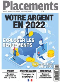 Placements – Octobre-Decembre 2021