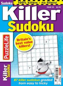 PuzzleLife Killer Sudoku – 11 November 2021