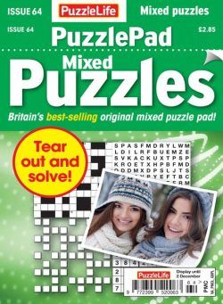 PuzzleLife PuzzlePad Puzzles – 04 November 2021